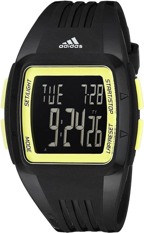 schwarz uhr adidas|adidas uhren mit stoppuhr.